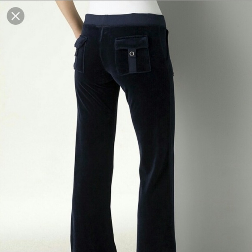 ISO - Juicy Couture Velour Pants with butt pockets, small